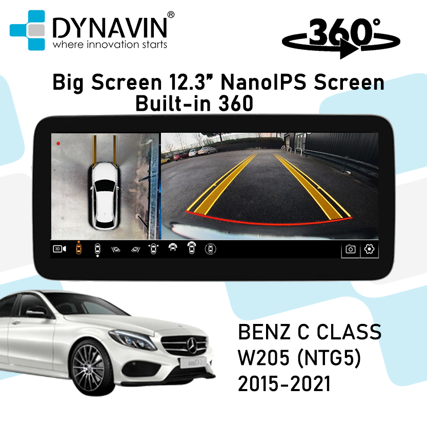 Android 12 Screen for Mercedes Benz C-Class (W205) –